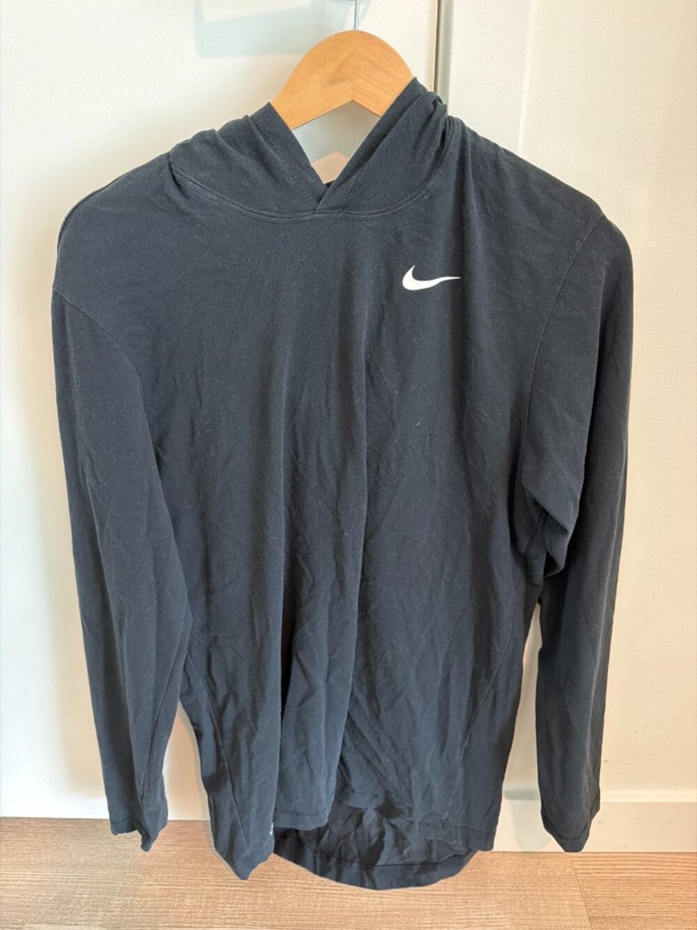 Nike Dri-FIT Long Sleeve Shirt Black Size M